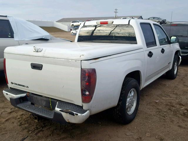 1GCCS136958280006 - 2005 CHEVROLET COLORADO WHITE photo 4