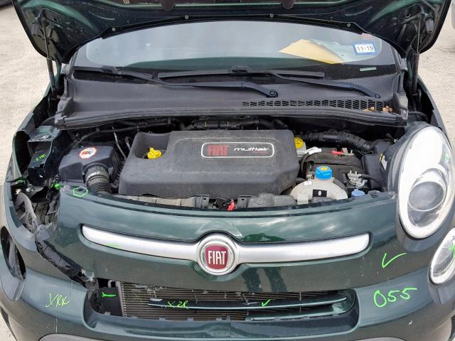 ZFBCFADH1EZ021012 - 2014 FIAT 500L TREKK GREEN photo 7