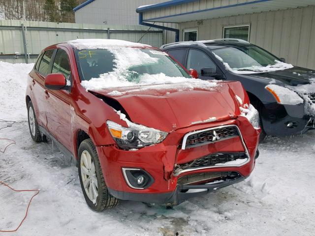 4A4AR3AU8DE017773 - 2013 MITSUBISHI OUTLANDER RED photo 1