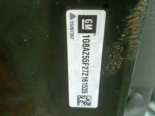 1G8AZ55F27Z161535 - 2007 SATURN ION LEVEL SILVER photo 10