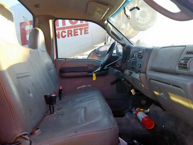 1FDAF56P07EA87038 - 2007 FORD F550 SUPER WHITE photo 5