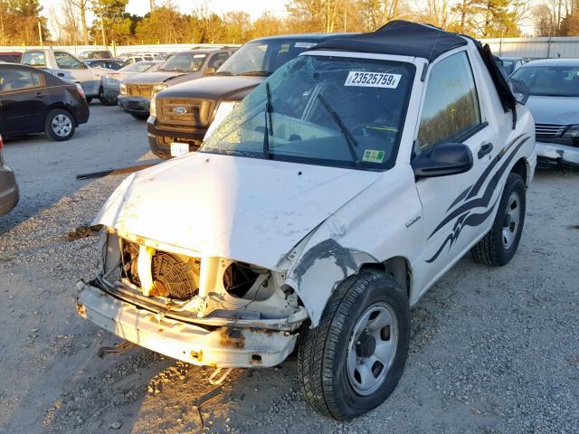 2S3TC52C916101167 - 2001 SUZUKI VITARA JLS WHITE photo 2