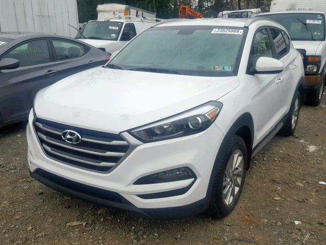 KM8J3CA47HU394241 - 2017 HYUNDAI TUCSON LIM WHITE photo 2