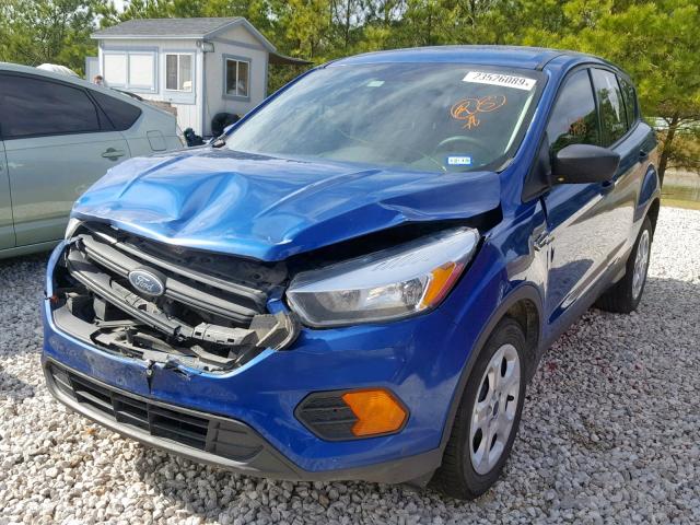 1FMCU0F7XHUD18990 - 2017 FORD ESCAPE S BLUE photo 2