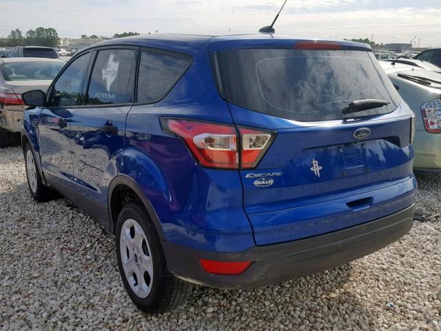 1FMCU0F7XHUD18990 - 2017 FORD ESCAPE S BLUE photo 3