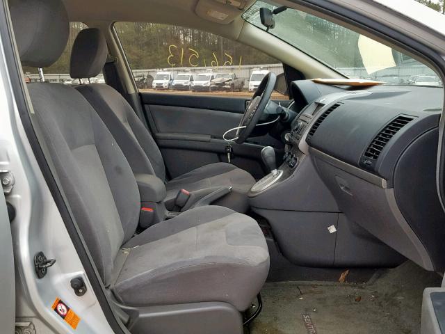 3N1AB61E09L651871 - 2009 NISSAN SENTRA 2.0 SILVER photo 5