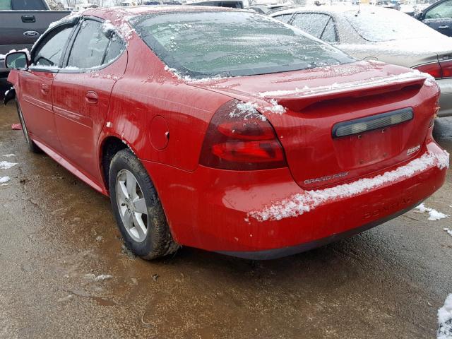2G2WP552271222491 - 2007 PONTIAC GRAND PRIX 红色 照片 3