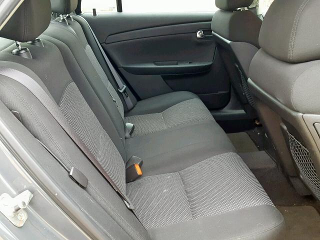 1G1ZH57B69F172508 - 2009 CHEVROLET MALIBU 1LT GRAY photo 6