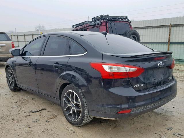 1FADP3J28EL293608 - 2014 FORD FOCUS TITA BLACK photo 3