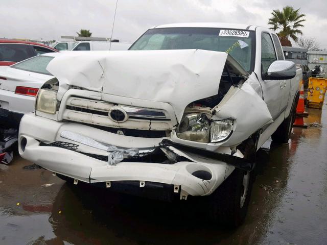 5TBRN34124S443548 - 2004 TOYOTA TUNDRA ACC WHITE photo 2