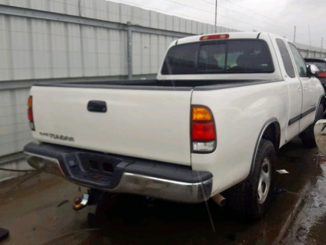 5TBRN34124S443548 - 2004 TOYOTA TUNDRA ACC WHITE photo 4