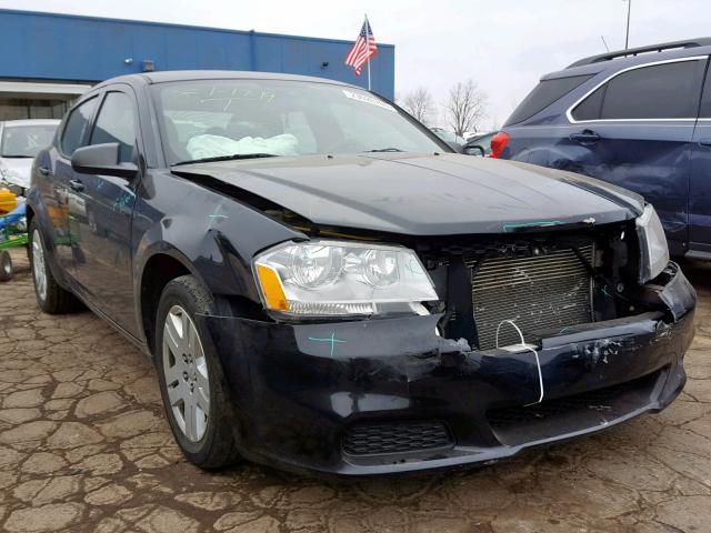 1B3BD4FB7BN608148 - 2011 DODGE AVENGER EX BLACK photo 1