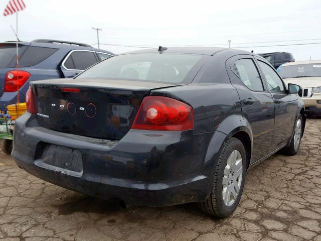 1B3BD4FB7BN608148 - 2011 DODGE AVENGER EX BLACK photo 4