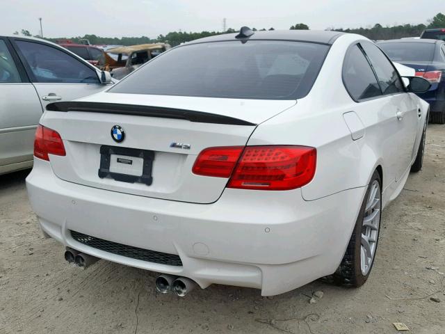 WBSKG9C50DJ594128 - 2013 BMW M3 WHITE photo 4