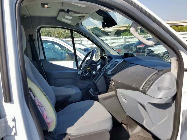1FBZX2ZM2HKB15143 - 2017 FORD TRANSIT T- WHITE photo 5