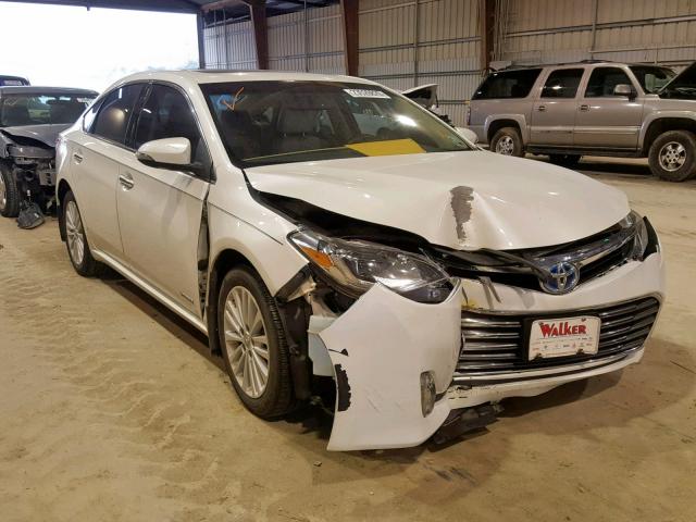 4T1BD1EB5DU003077 - 2013 TOYOTA AVALON HYB WHITE photo 1