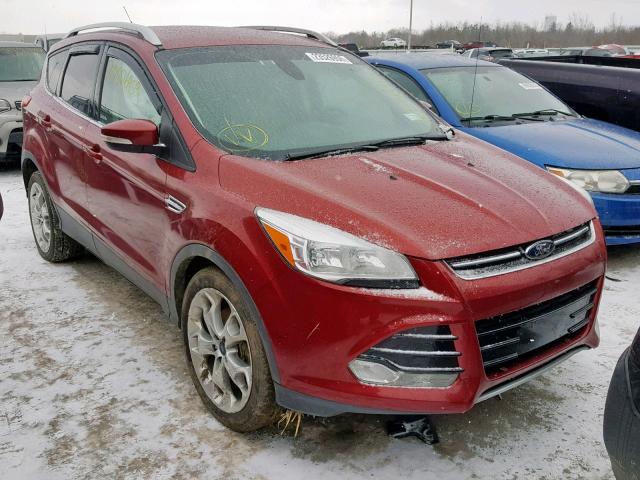 1FMCU0J91EUA75199 - 2014 FORD ESCAPE TIT RED photo 1