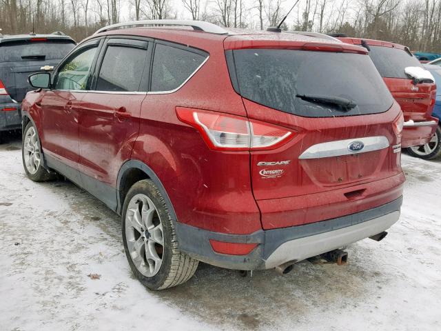 1FMCU0J91EUA75199 - 2014 FORD ESCAPE TIT RED photo 3