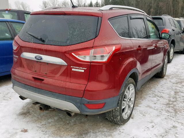 1FMCU0J91EUA75199 - 2014 FORD ESCAPE TIT RED photo 4