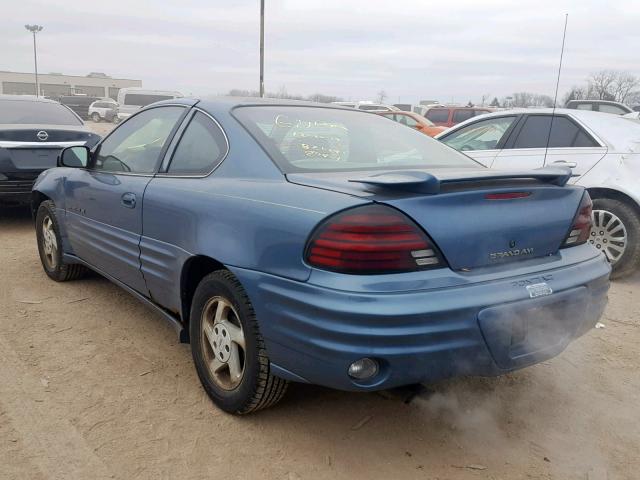 1G2NE12T8XM821021 - 1999 PONTIAC GRAND AM S BLUE photo 3