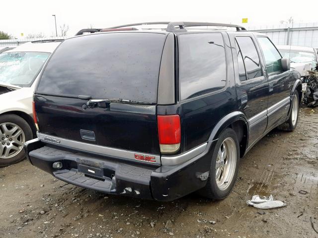 1GKCS13W2Y2166067 - 2000 GMC JIMMY BLACK photo 4