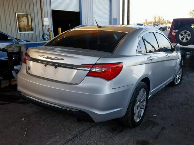 1C3CCBBB6CN142735 - 2012 CHRYSLER 200 TOURIN GRAY photo 4