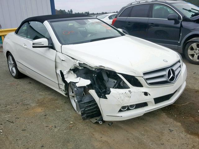 WDDKK5GF0BF037405 - 2011 MERCEDES-BENZ E 350 WHITE photo 1