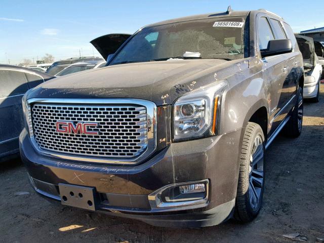 1GKS2CKJ3HR349112 - 2017 GMC YUKON DENA CHARCOAL photo 2