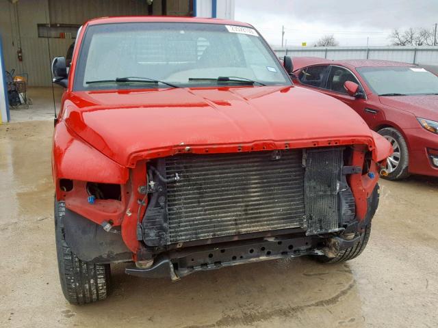 1B7KC23621J253151 - 2001 DODGE RAM 2500 RED photo 9