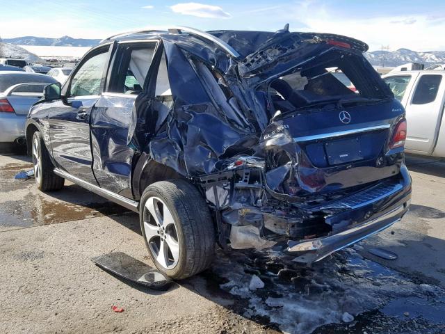 4JGDA5HB5HA914814 - 2017 MERCEDES-BENZ GLE 350 4M Mavi foto 3
