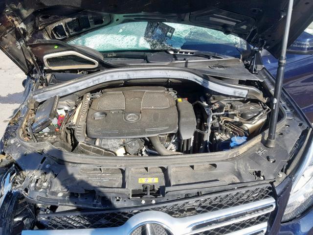 4JGDA5HB5HA914814 - 2017 MERCEDES-BENZ GLE 350 4M Mavi foto 7