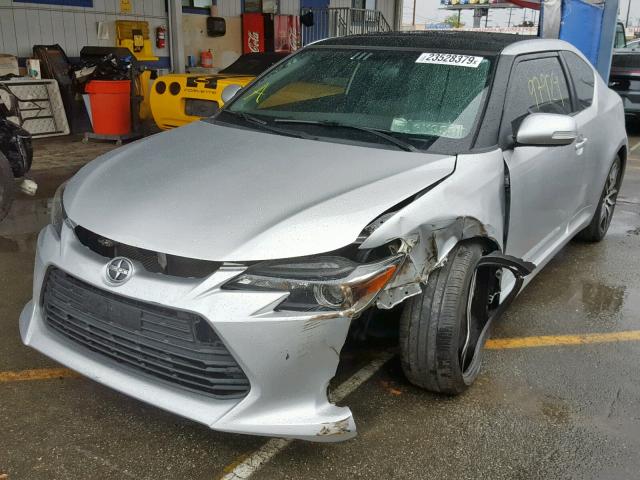 JTKJF5C72E3083647 - 2014 TOYOTA SCION TC 银色 照片 2