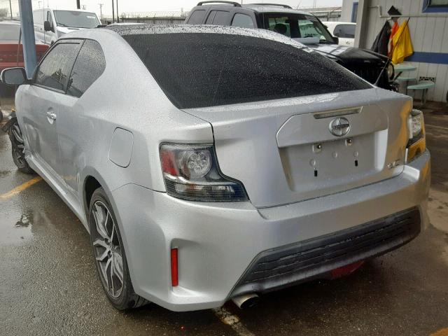 JTKJF5C72E3083647 - 2014 TOYOTA SCION TC 银色 照片 3