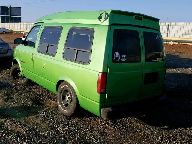 1GBEL19W3VB138013 - 1997 CHEVROLET ASTRO GREEN photo 3