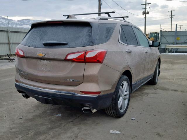 2GNAXWEX8J6184340 - 2018 CHEVROLET EQUINOX PR BROWN photo 4