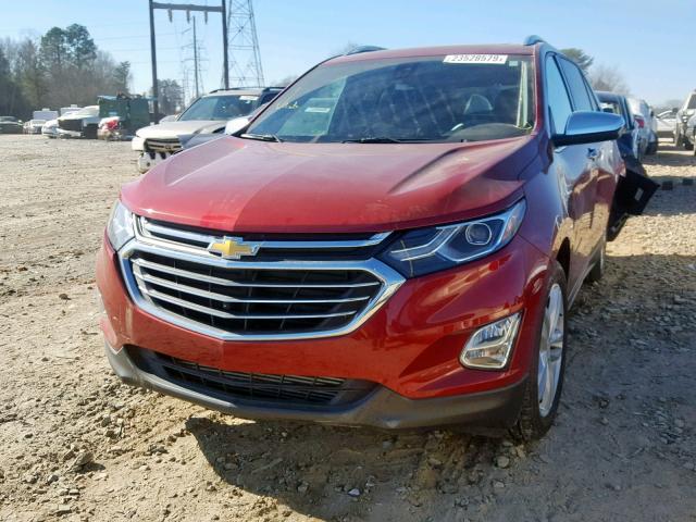 2GNAXNEX6J6143392 - 2018 CHEVROLET EQUINOX PR RED photo 2