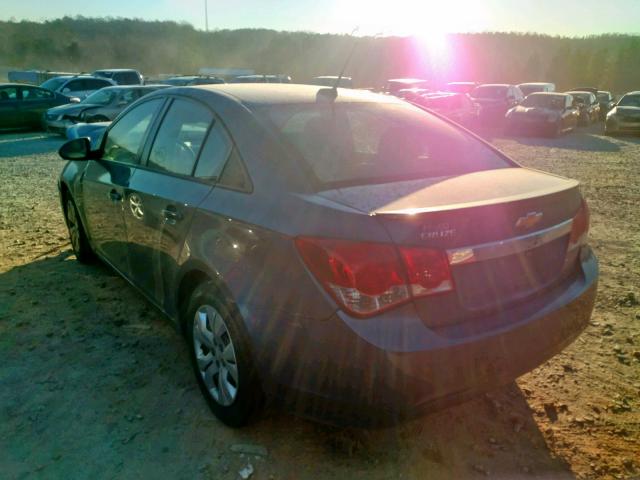 1G1PA5SH0E7457619 - 2014 CHEVROLET CRUZE LS BLUE photo 3