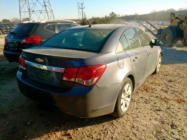 1G1PA5SH0E7457619 - 2014 CHEVROLET CRUZE LS BLUE photo 4