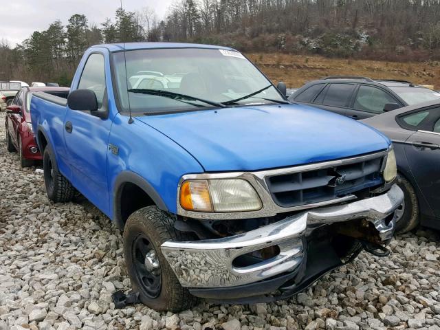 1FTZF1822WNA56146 - 1998 FORD F150 BLUE photo 1