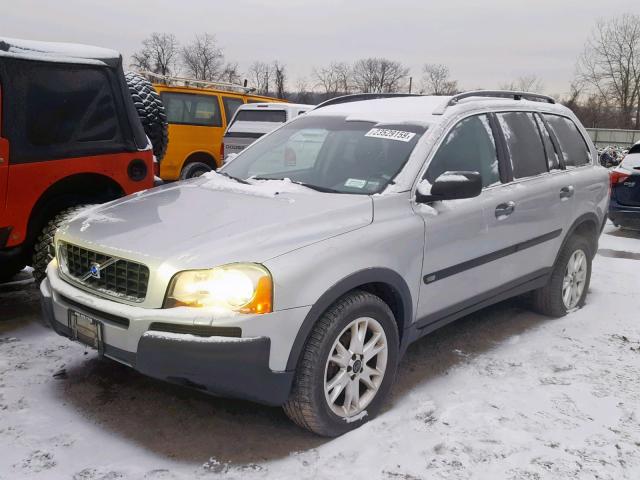 YV1CZ91H341056889 - 2004 VOLVO XC90 T6 SILVER photo 2