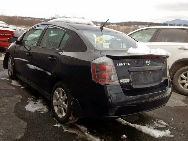 3N1AB6AP5BL644521 - 2011 NISSAN SENTRA 2.0 BLACK photo 3