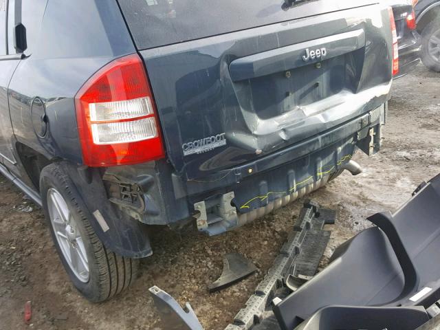 1J8FT47048D564472 - 2008 JEEP COMPASS SP Mavi foto 9