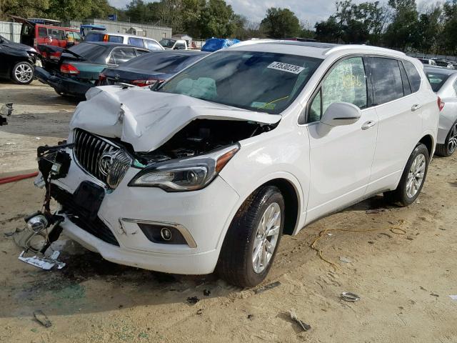 LRBFX2SA5JD004318 - 2018 BUICK ENVISION E WHITE photo 2