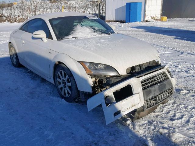 TRUAF38J681034392 - 2008 AUDI TT 2.0T WHITE photo 1