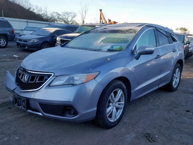 5J8TB4H35EL004534 - 2014 ACURA RDX BASE SILVER photo 2