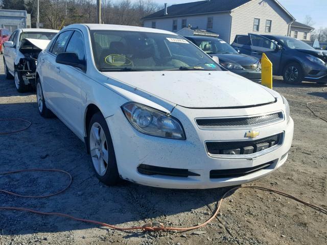 1G1ZB5E02CF242192 - 2012 CHEVROLET MALIBU LS WHITE photo 1