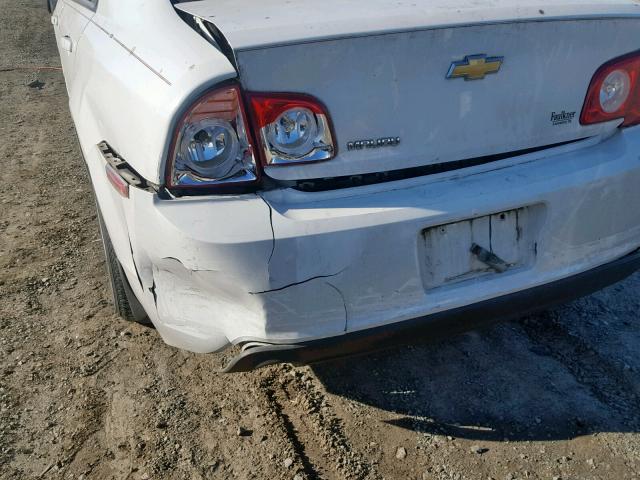 1G1ZB5E02CF242192 - 2012 CHEVROLET MALIBU LS WHITE photo 9