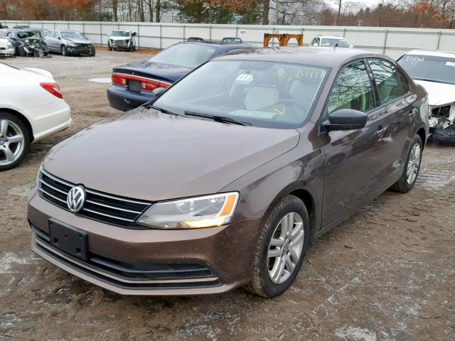 3VW2K7AJ8FM218497 - 2015 VOLKSWAGEN JETTA BASE RED photo 2