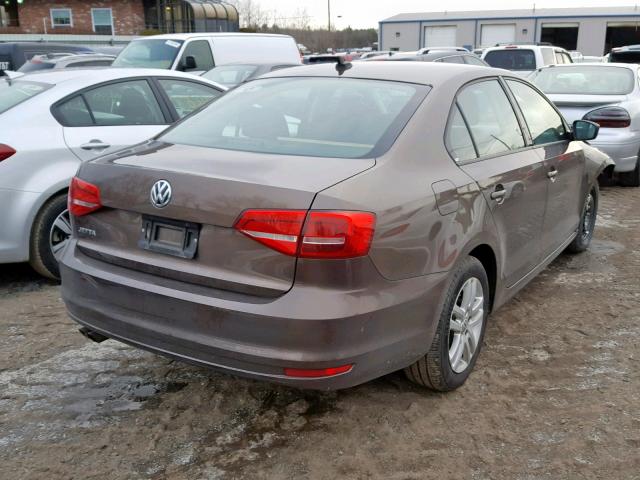 3VW2K7AJ8FM218497 - 2015 VOLKSWAGEN JETTA BASE RED photo 4