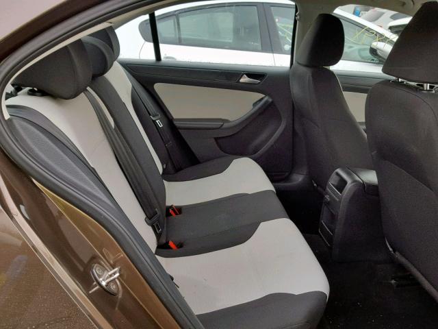 3VW2K7AJ8FM218497 - 2015 VOLKSWAGEN JETTA BASE RED photo 6